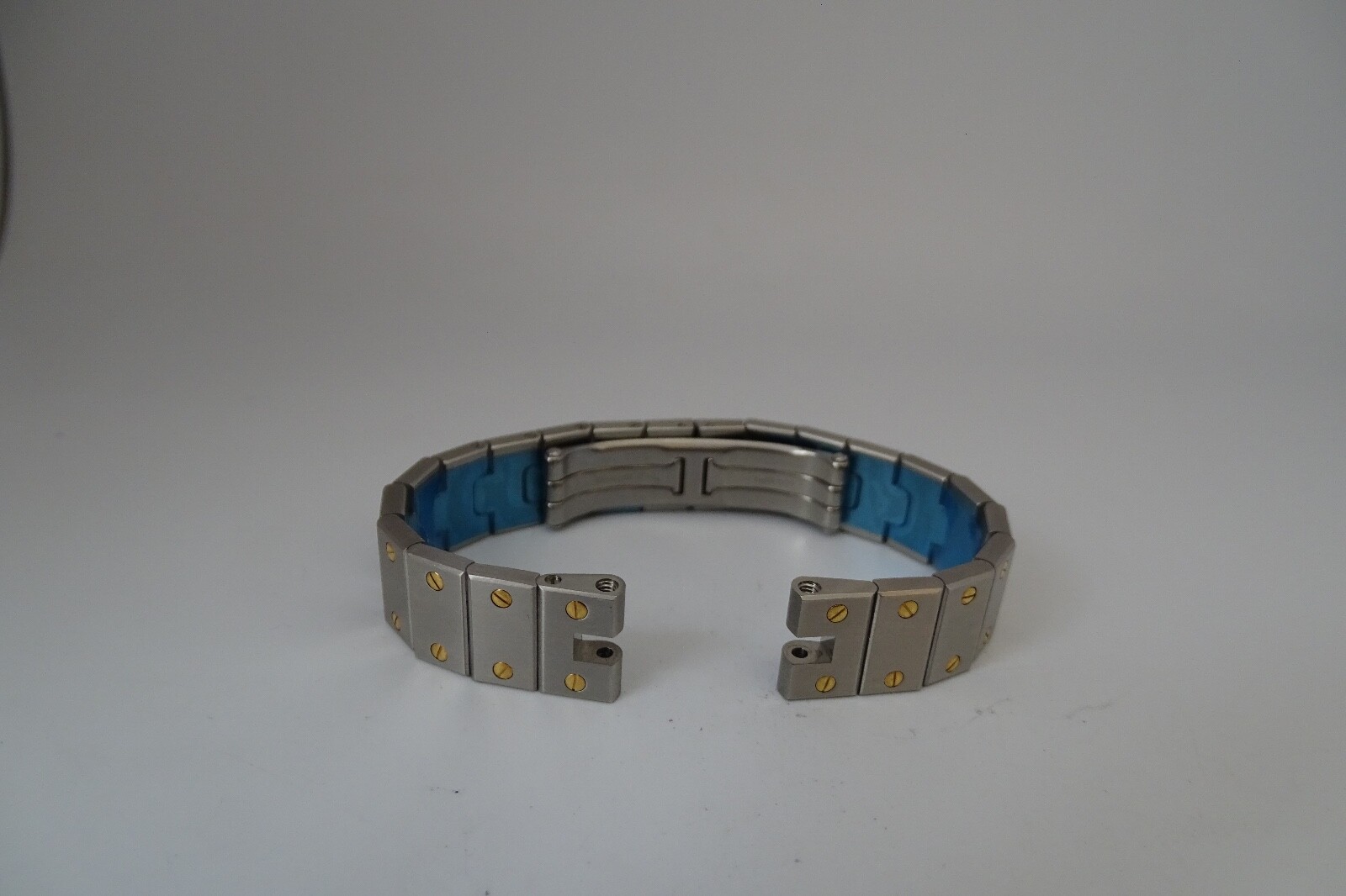 Cartier Santos Ronde 18k Gold & S. Steel Bracelet Original 12mm