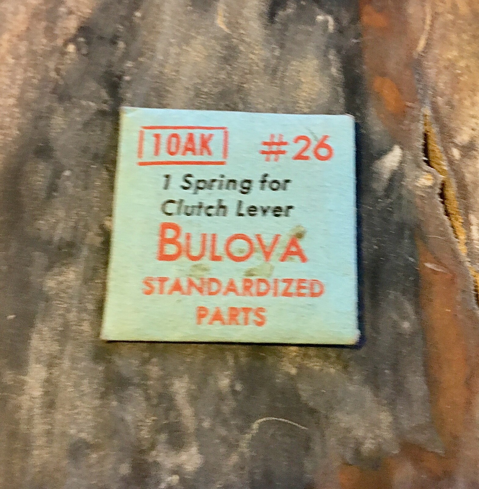 VIntage A-11 ORD Bulova military watch 10AK Spring for Clutch Lever part #26 NOS