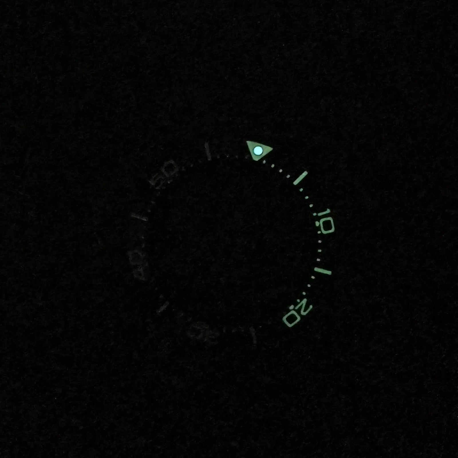 DS 38*30.6mm Stainless Steel Bezel Ring Match SKX007 Insert Flat Base Blue Lume