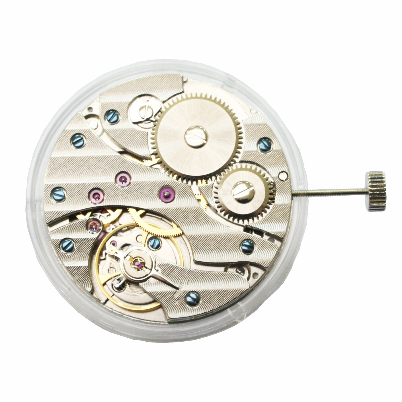 ST3600-2 Parnis 17 Jewels Swan Neck Clone Unitas 6497 Manual Wind Movement