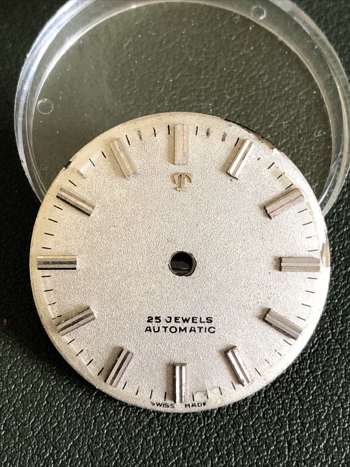 quadrante Tissot vintage grigio 28,4mm
