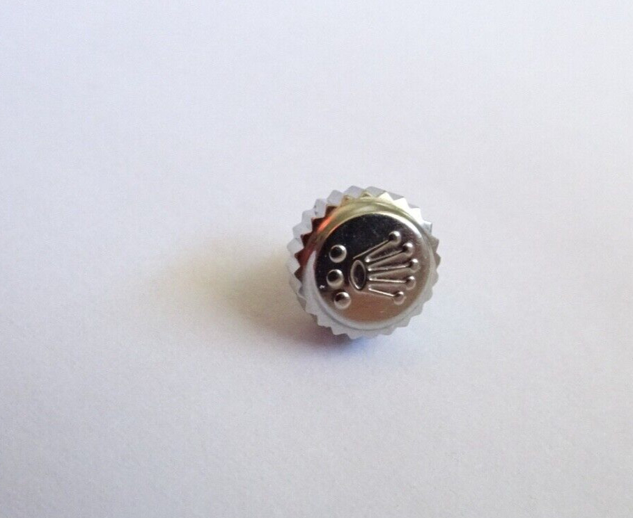 Genuine Rolex Crown 8mm., 24 803- 0 , Stainless Steel new condition
