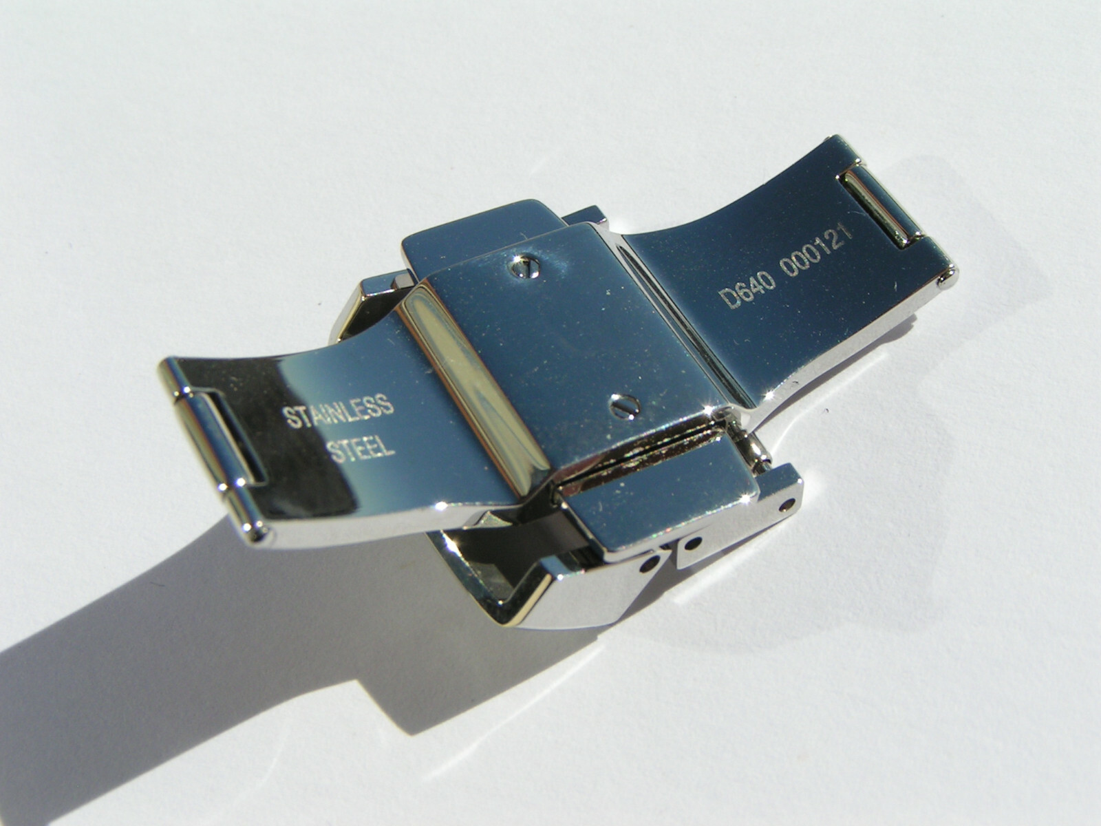 UNION GLASHÜTTE SA Stainless Steel 18mm Deployment Deployant Clasp Buckle I259