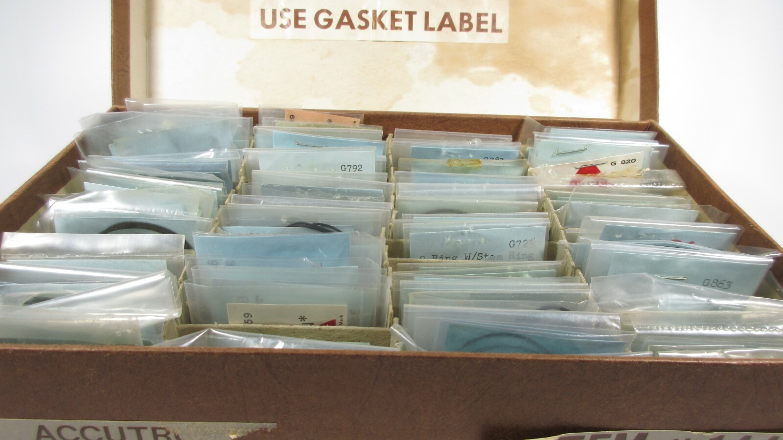 Bulova Accutron Caravelle NOS OEM Original Case-Back Gaskets Choose-Your-Part #