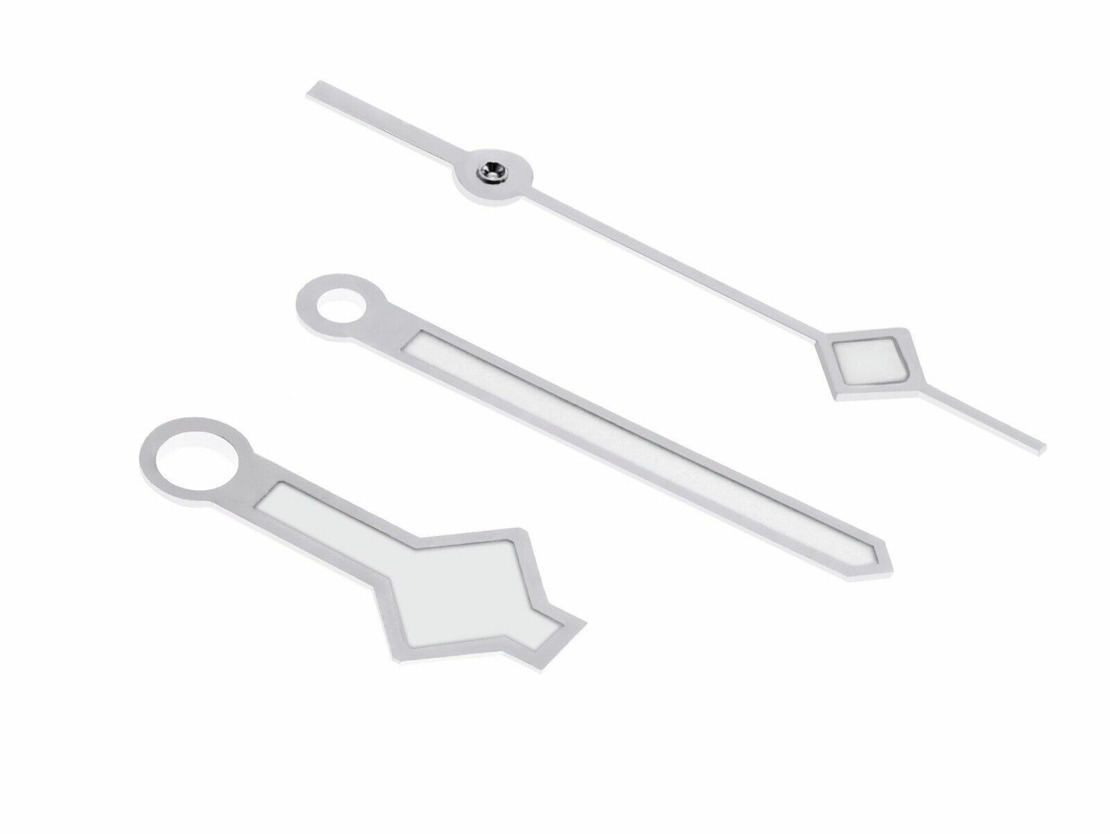 Silver Snowflake Replacement Watch Hands For Tudor Black Bay 58 79230N