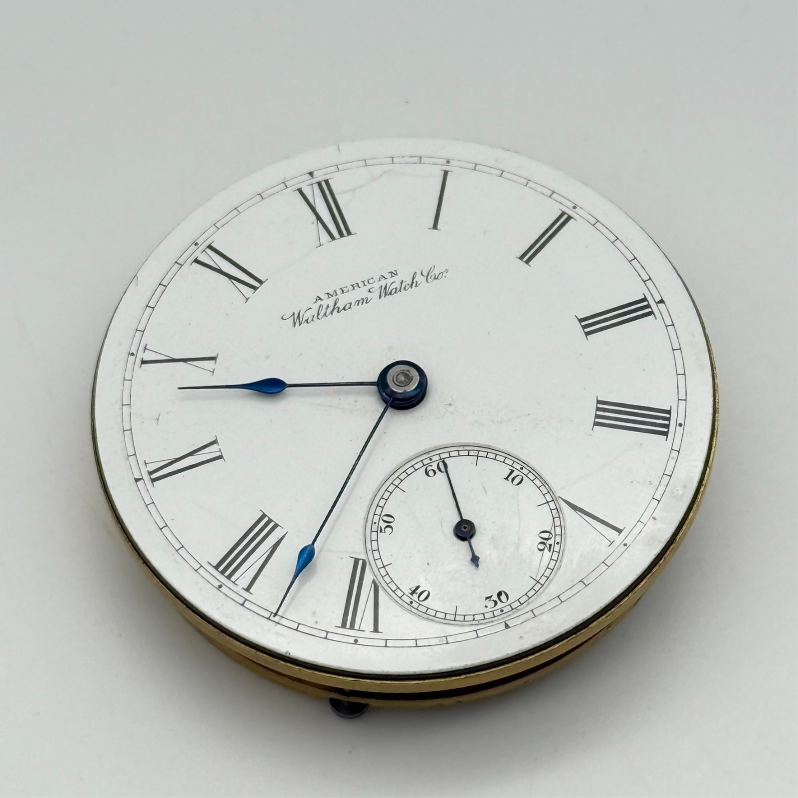 1892 American Waltham Pocket Watch Movement Grade No. 3, Model 1883, 11J, 18S