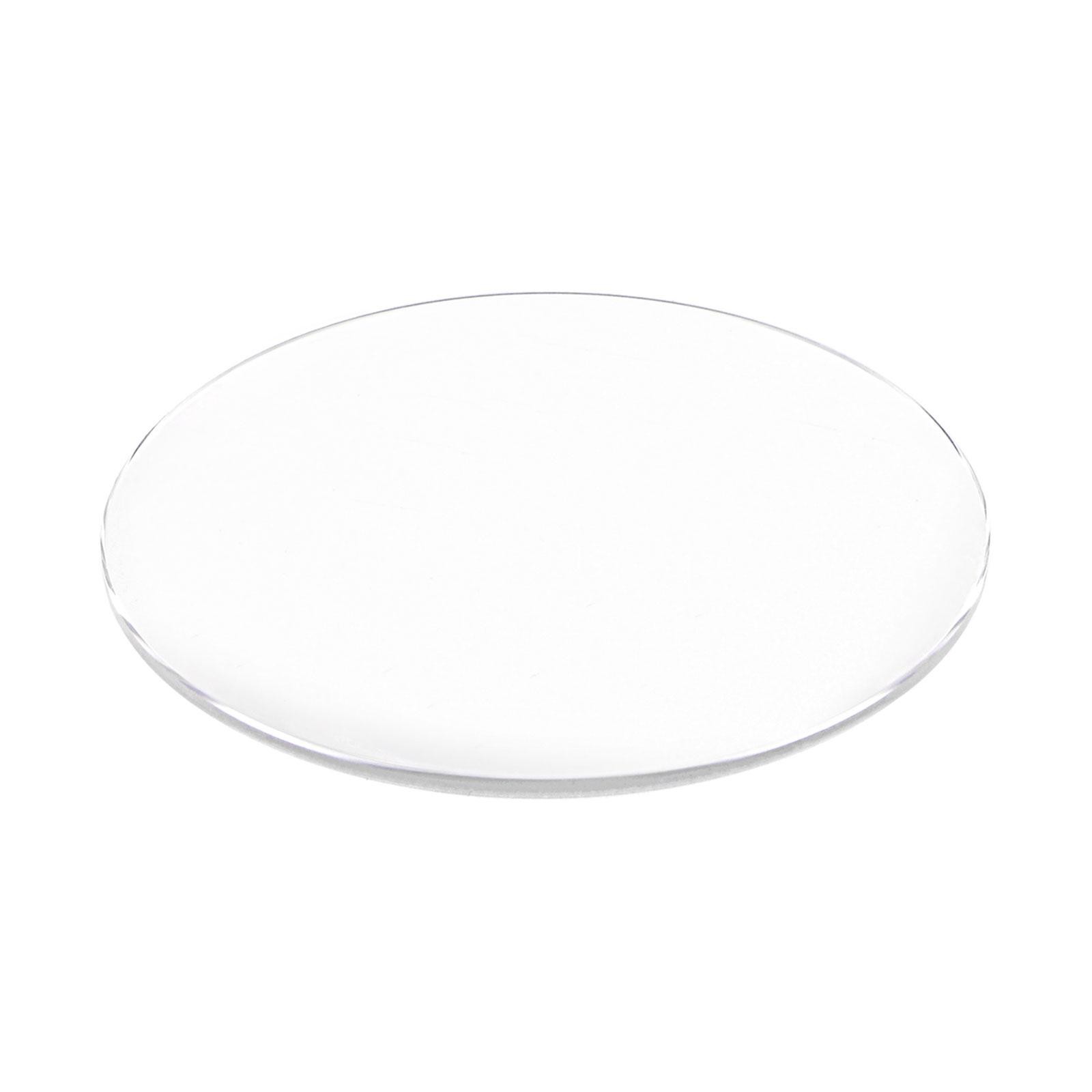 45mm Dia. Watch Glass Sapphire Crystal Lens, Round Flat 1.2mm Thickness Clear