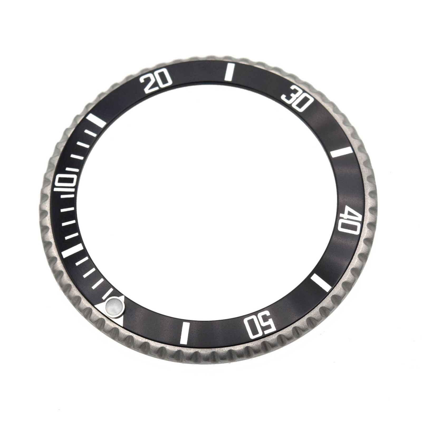 Satin Finish Bezel, Black Insert, Spring, Retainer For Rolex Submariner 5512