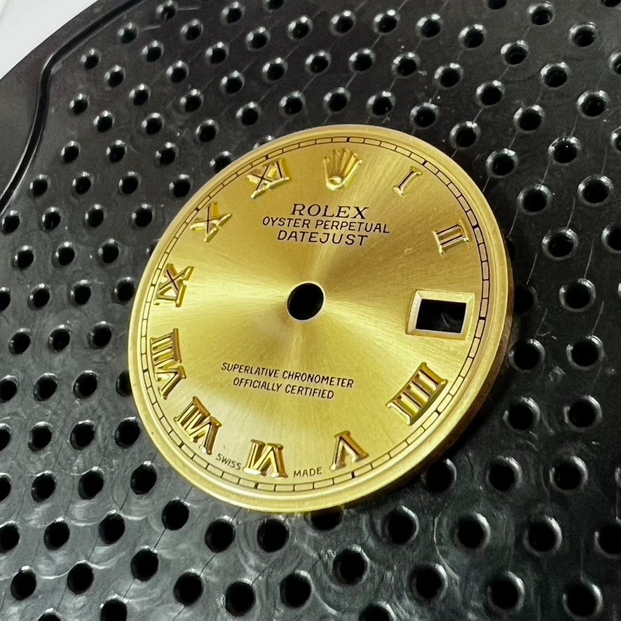 Factory Genuine Rolex Datejust 26 Champagne Gold Roman Numeral Dial