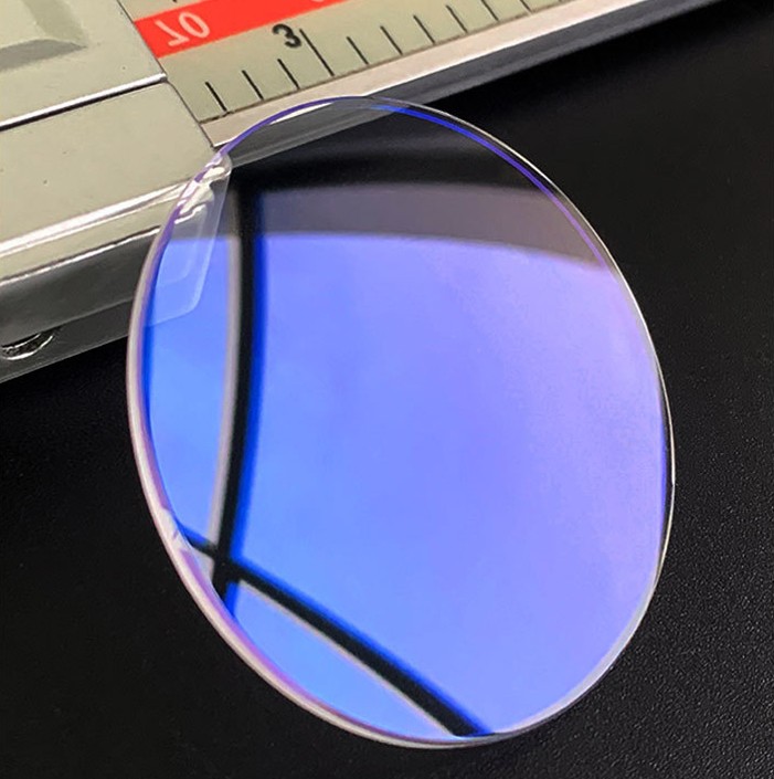1.2/1.5/2.0/2.5mm Thick Blue AR Coated Sapphire Watch Glass Crystal 21-40mm