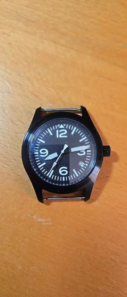 Pilot Watch Case 36mm 39mm 200m Waterproof PVD For NH34 NH35 NH36 ETA PT5000