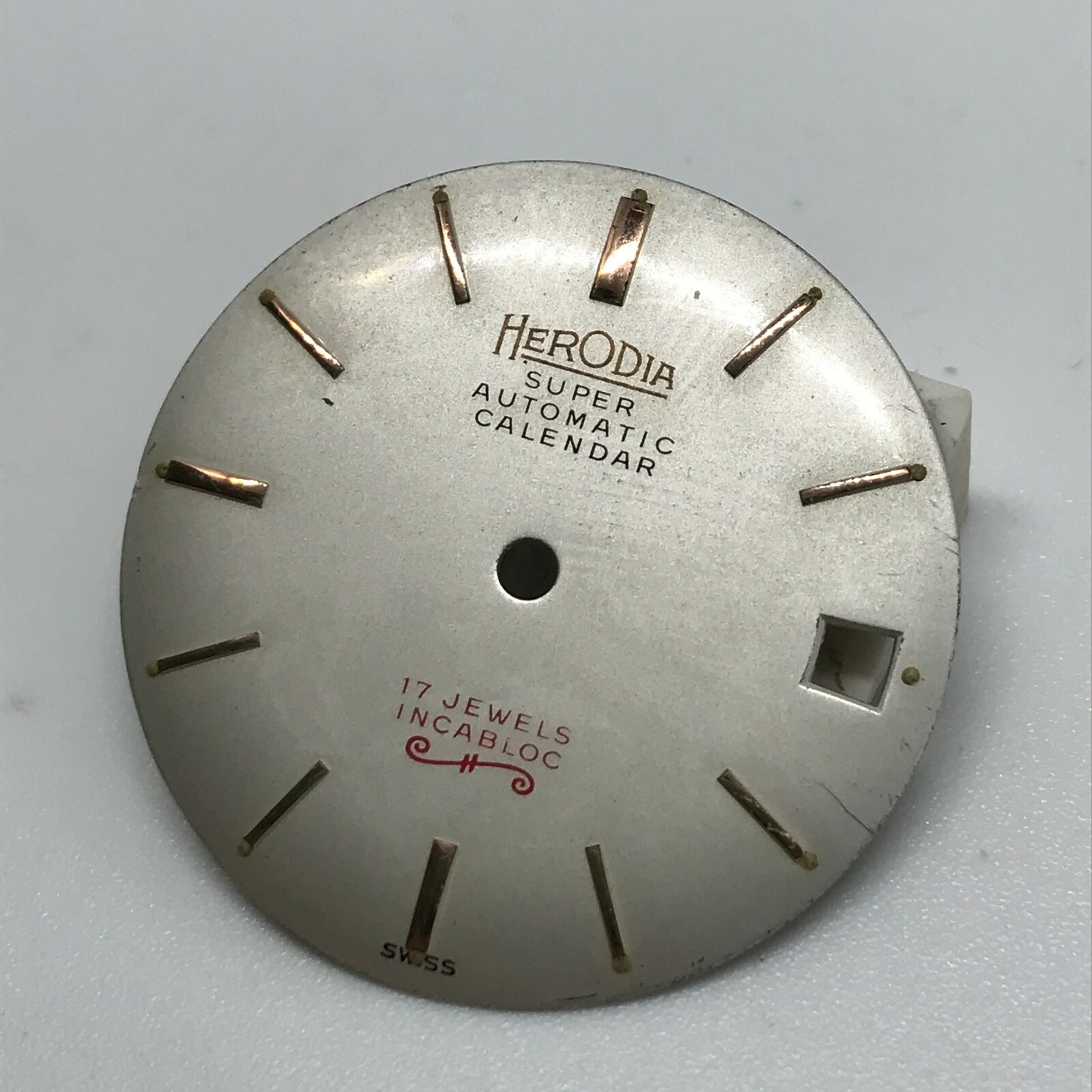 Herodia vintage dial 28mm PARTS REPAIRS swiss made