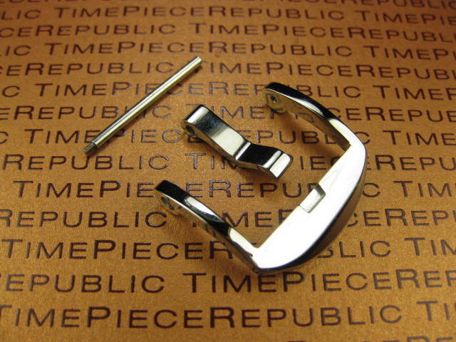 24mm Swiss Stainless Screw In Thumbnail Buckle 1pc LUMINOR PANERAI Polish 24 7V