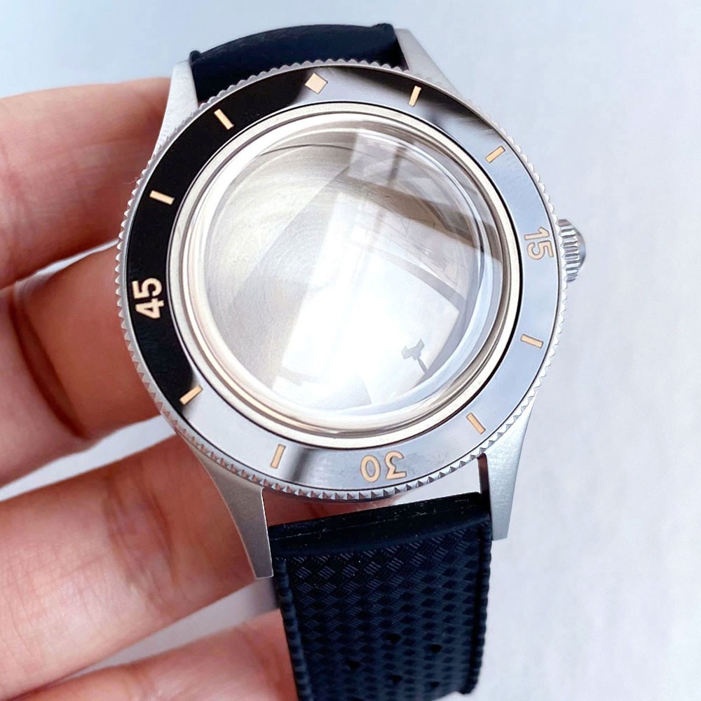 40mm Sapphire 20ATM Watch Case For Fifty Fathoms NH35 NH36 ETA2824 Miyota8215