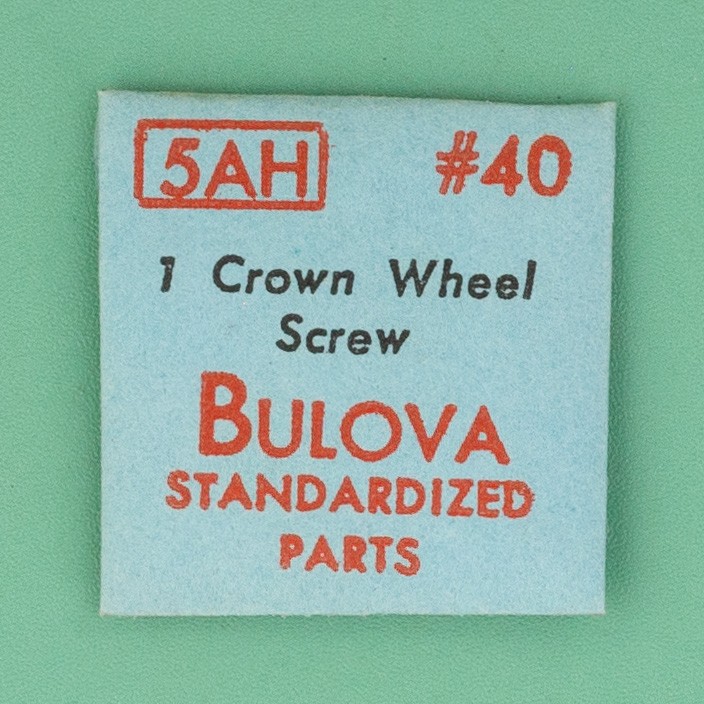 Gen Bulova Part 40 Crown Wheel Screw 5A 5AD 5AH 5AN 5AR 5AT 5AZ 5BA NOS 00106