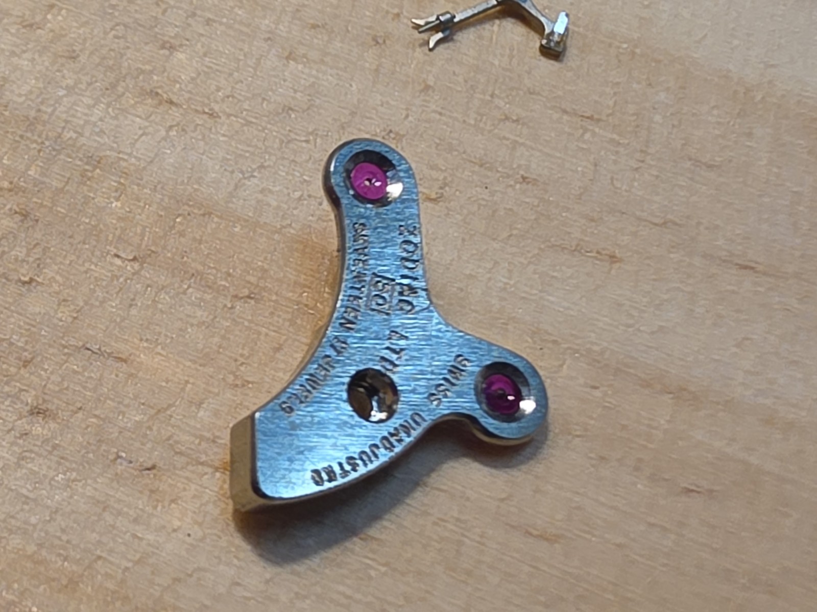 Lot Of Zodiac Cal 50/Landeron 248 Chrono Movement Parts-Balance Wheel, Bridges..