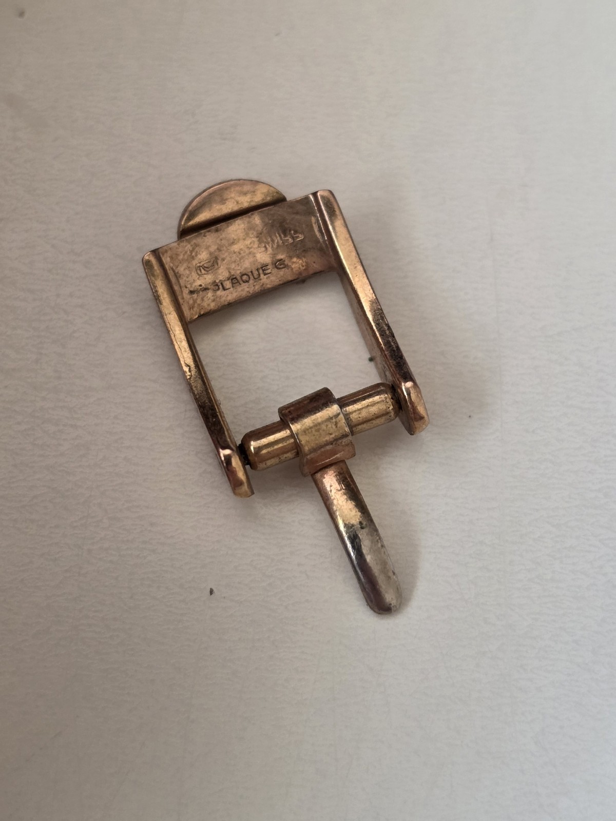 Omega Watch Buckle Lady Vintage Gold 7mm Steel Gold Watch Buckle