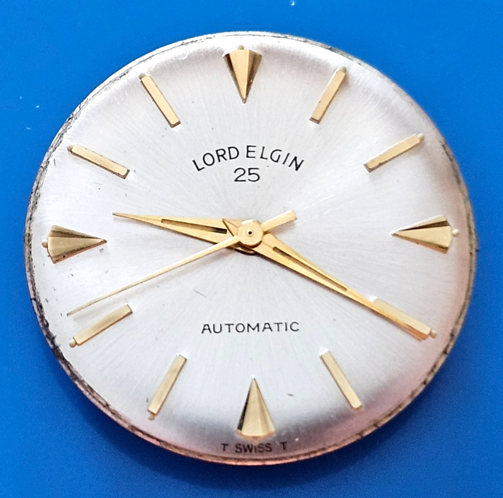 LORD ELGIN 965 25J WATCH MOVEMENT (REMOVED FROM GOLD CASE/BALANCE RUNS) LOT.66