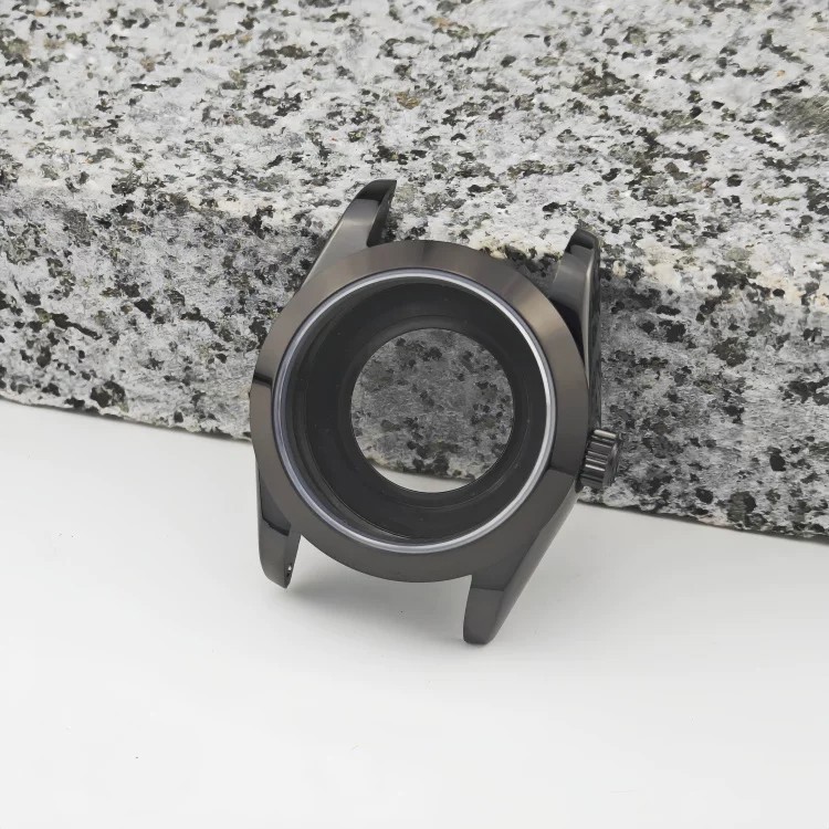 31mm Matte Sandblasted Watch Case Sapphire Glass For NH05 NH06 Movement