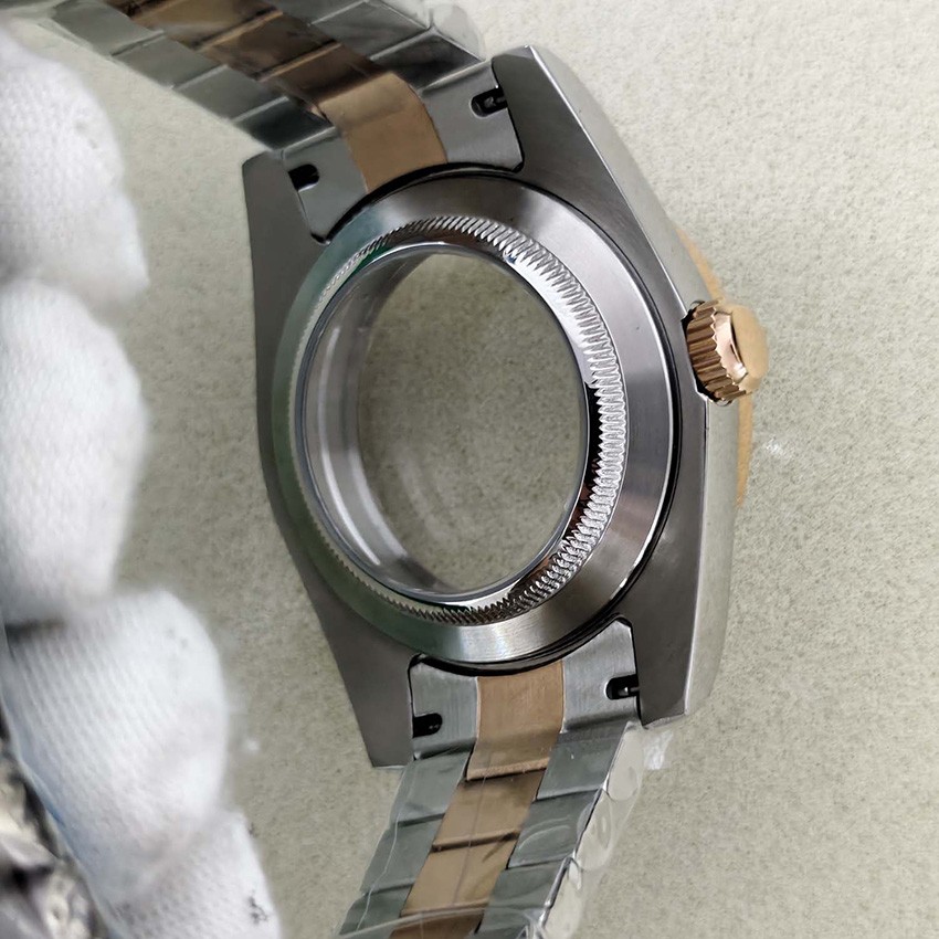 39mm/36mm Sapphire Crystal Watch Case with Watch Strap For NH35/NH36/7S Movement