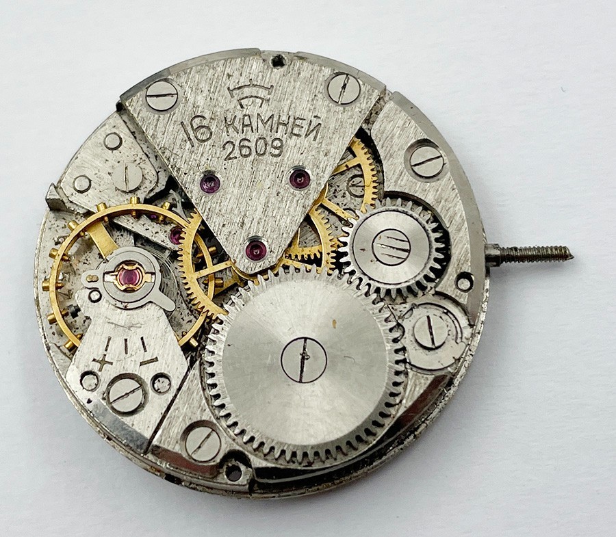 Raketa 2609 16 JEWELS MOVEMENT FOR MEN’S WRISTWATCH 100% working A998