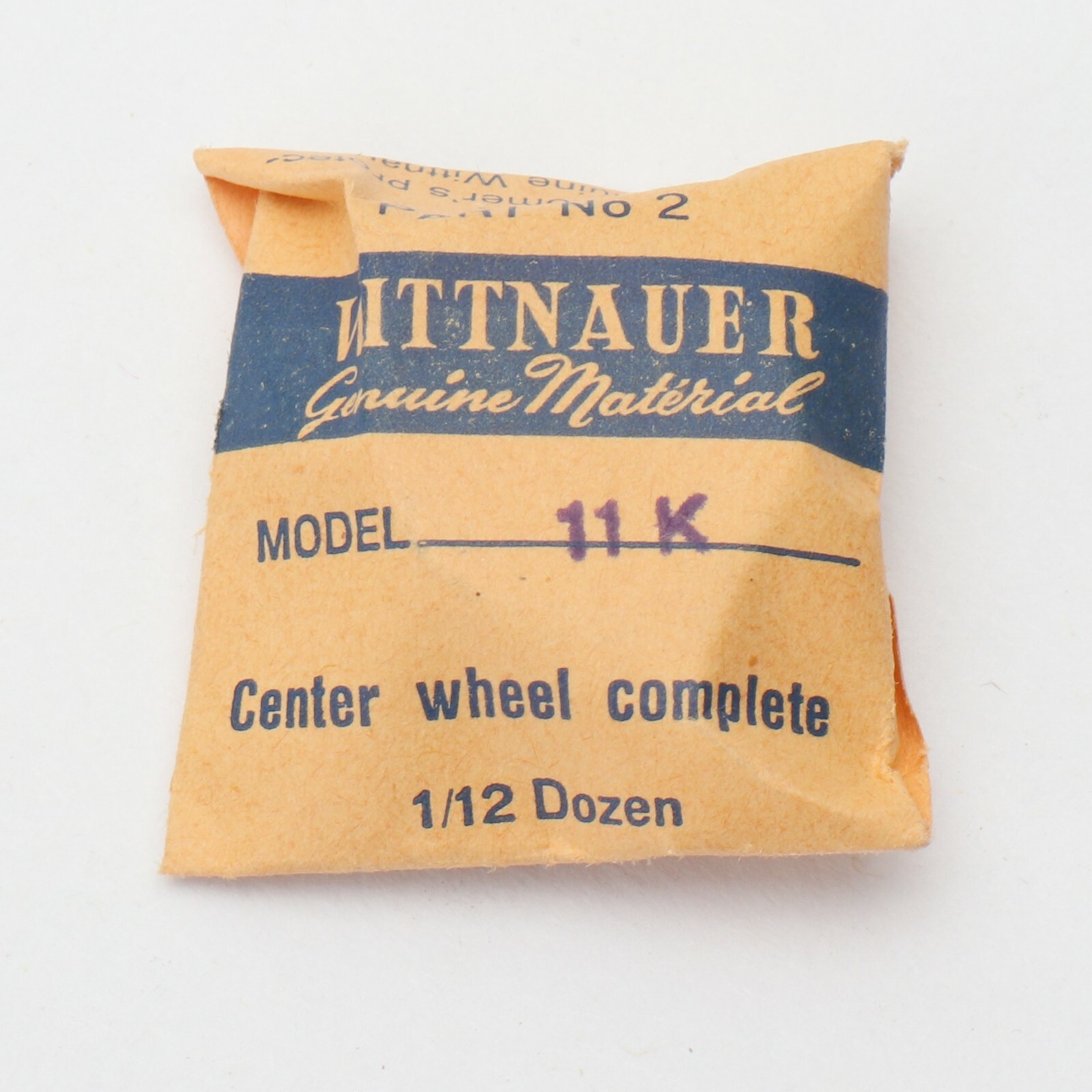 NOS Wittnauer Cal 11K Watch Part #201 Center Wheel New Old Stock (C16D22)
