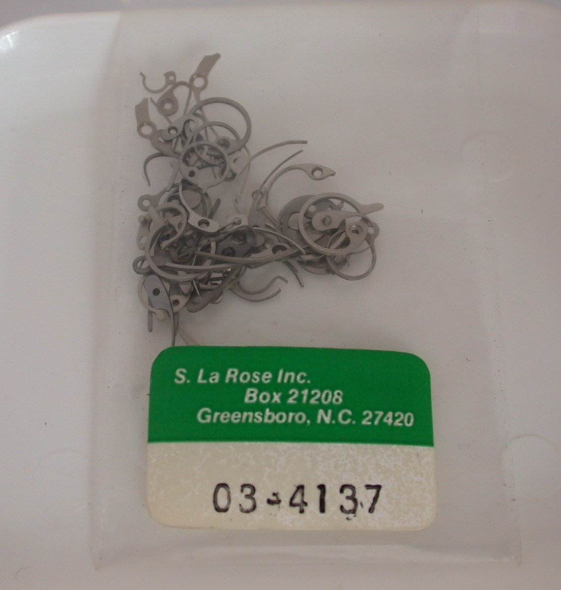 WATCHMAKERS – POCKET WATCH CLICK SPRINGS, AS PACKAGED BY S. LA ROSE – 34MR21