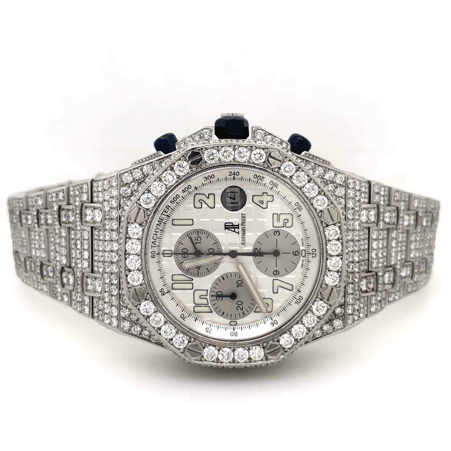 Audemars Piguet Royal Oak Offshore 42 mm Custom Bust Down 25721ST.OO.1000ST.07.A