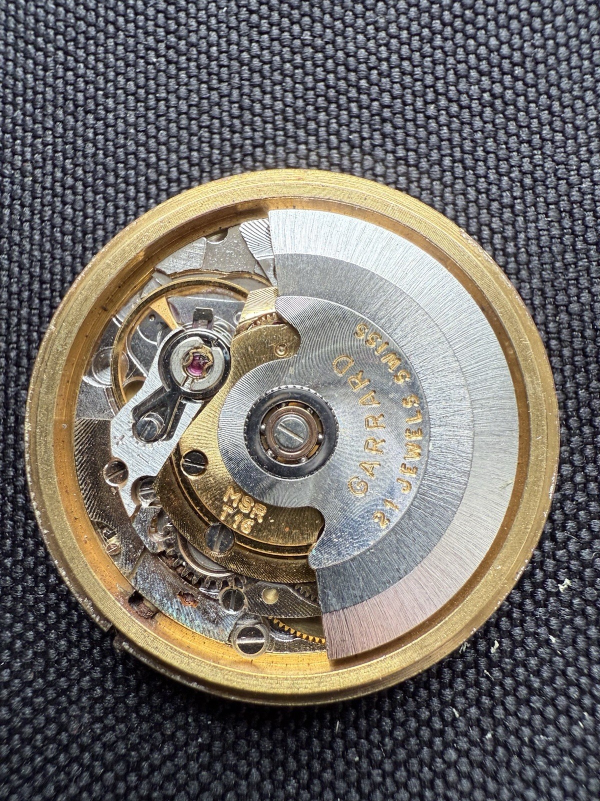Vintage Garrard MSR T16 UT S7628 Movement Spares Repair