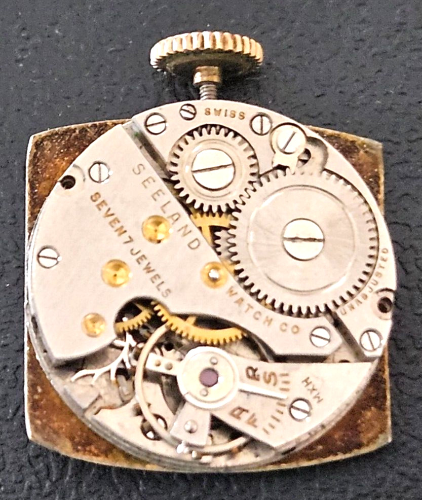 SEELAND 19mm 7J SWISS WATCH MOVEMENT (BALANCE RUNS WITH ROTATION) LOT.125