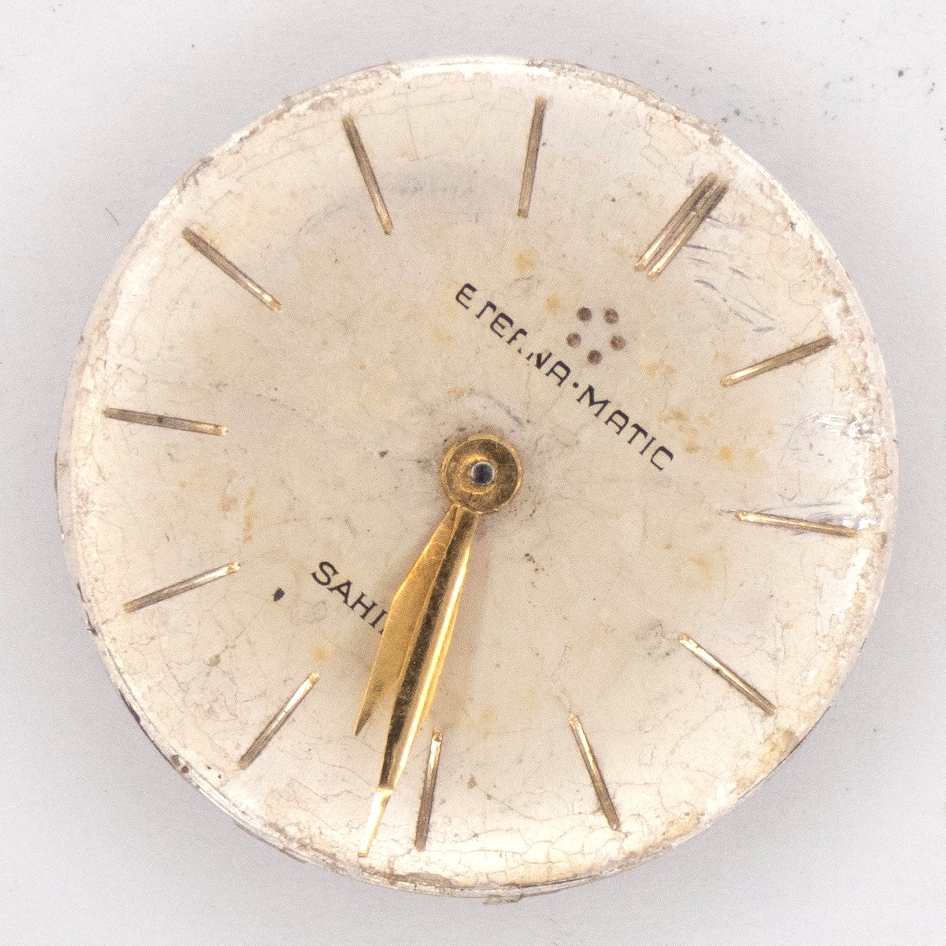 Vintage Eterna-Matic Caliber 1446U Automatic Wristwatch Movement, Runs