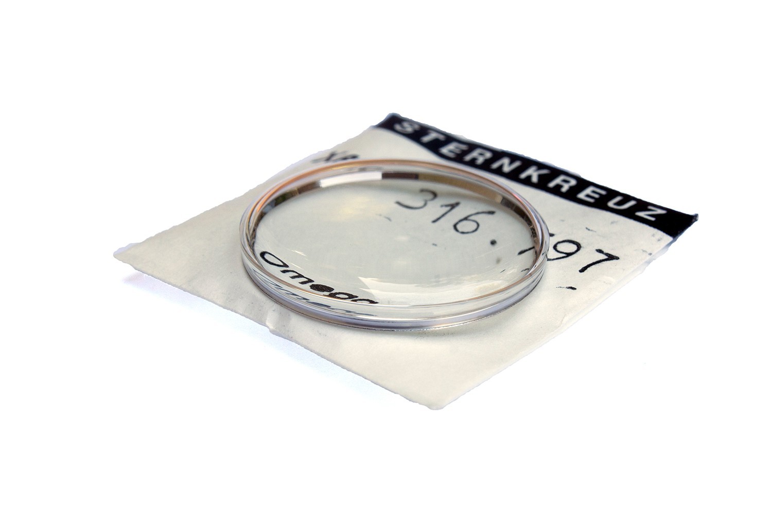 Plexi Plastic Crystal w/ Ring for Omega Seamaster, Seamaster Deville 5072
