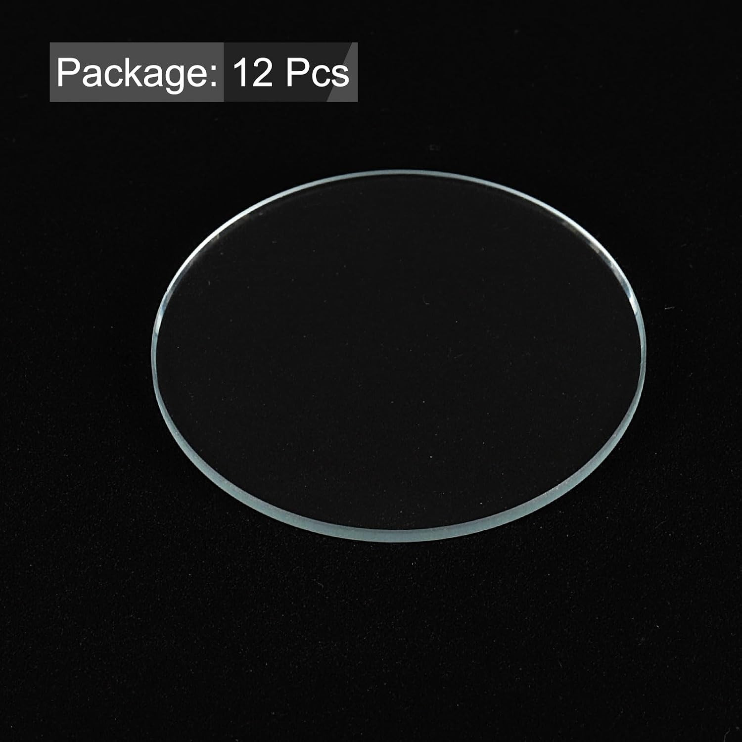 Watch Crystal Glass Lens, Round Glasses Watch Face Crystals Len Replacement Part