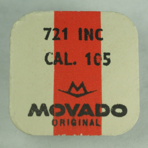 Movado Part #721 Incabloc Cal. 105 Complete Balance Assembly NOS
