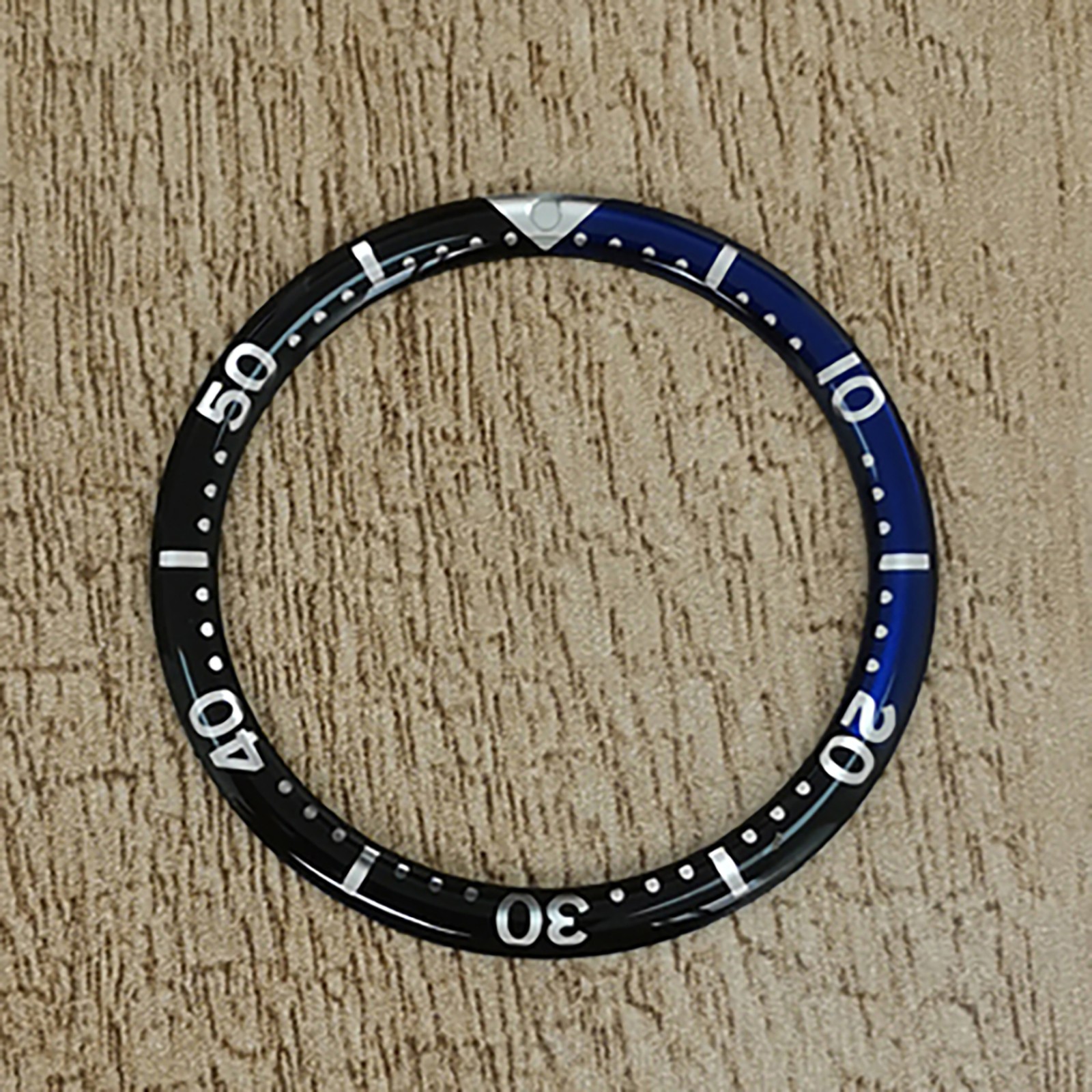 39MM Rounded Curved Plastic Aluminum Watch Bezel Insert Inner Diameter 32.2MM
