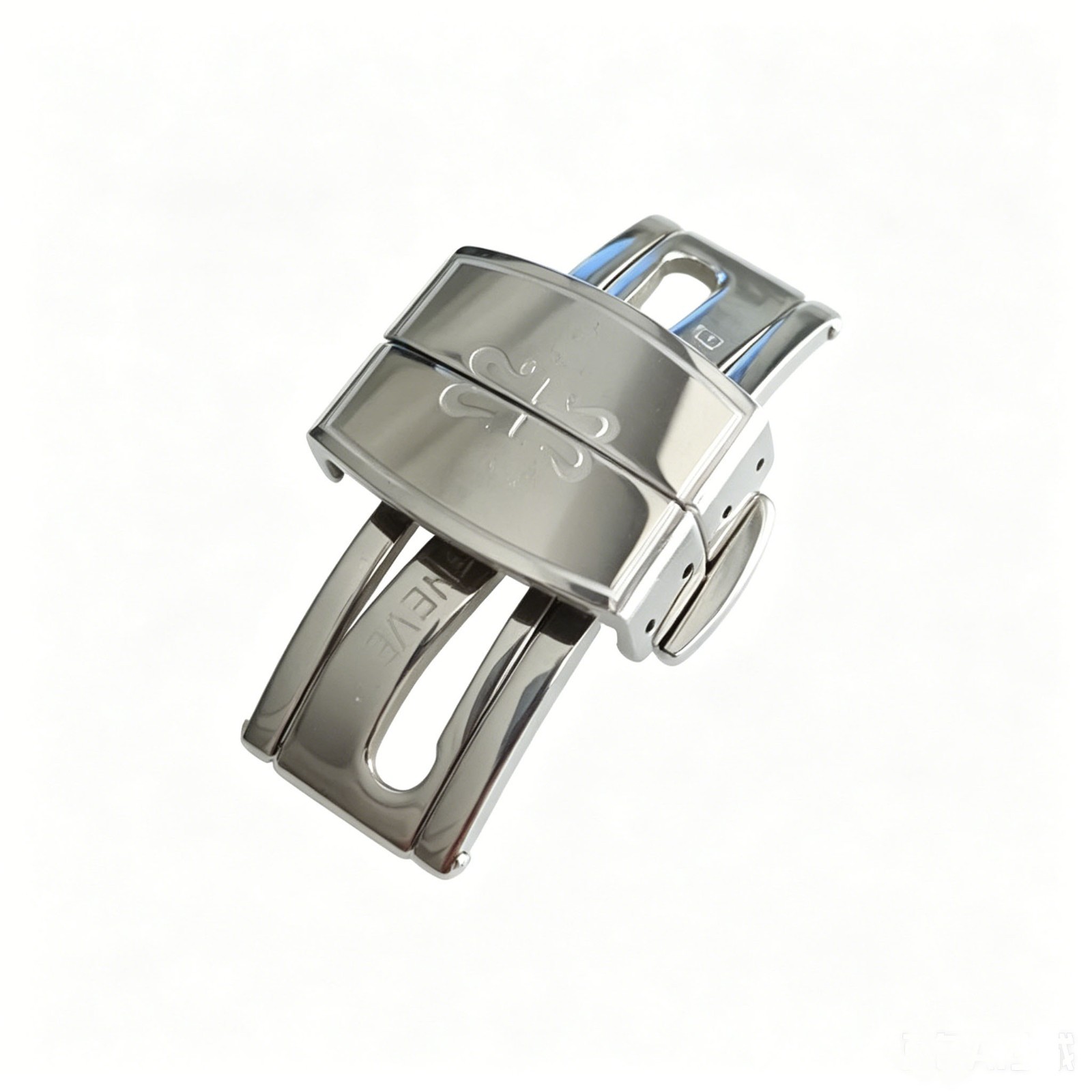 16mm 18mm Butterfly Buckle For Aquanaut Style Watch Folding Clasp Stainless Stee