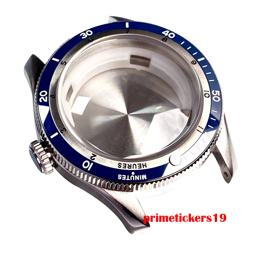 120 Clicks Double Domed Sapphire 20bar 40mm Watch Case Bracelet Fit NH35 PT5000