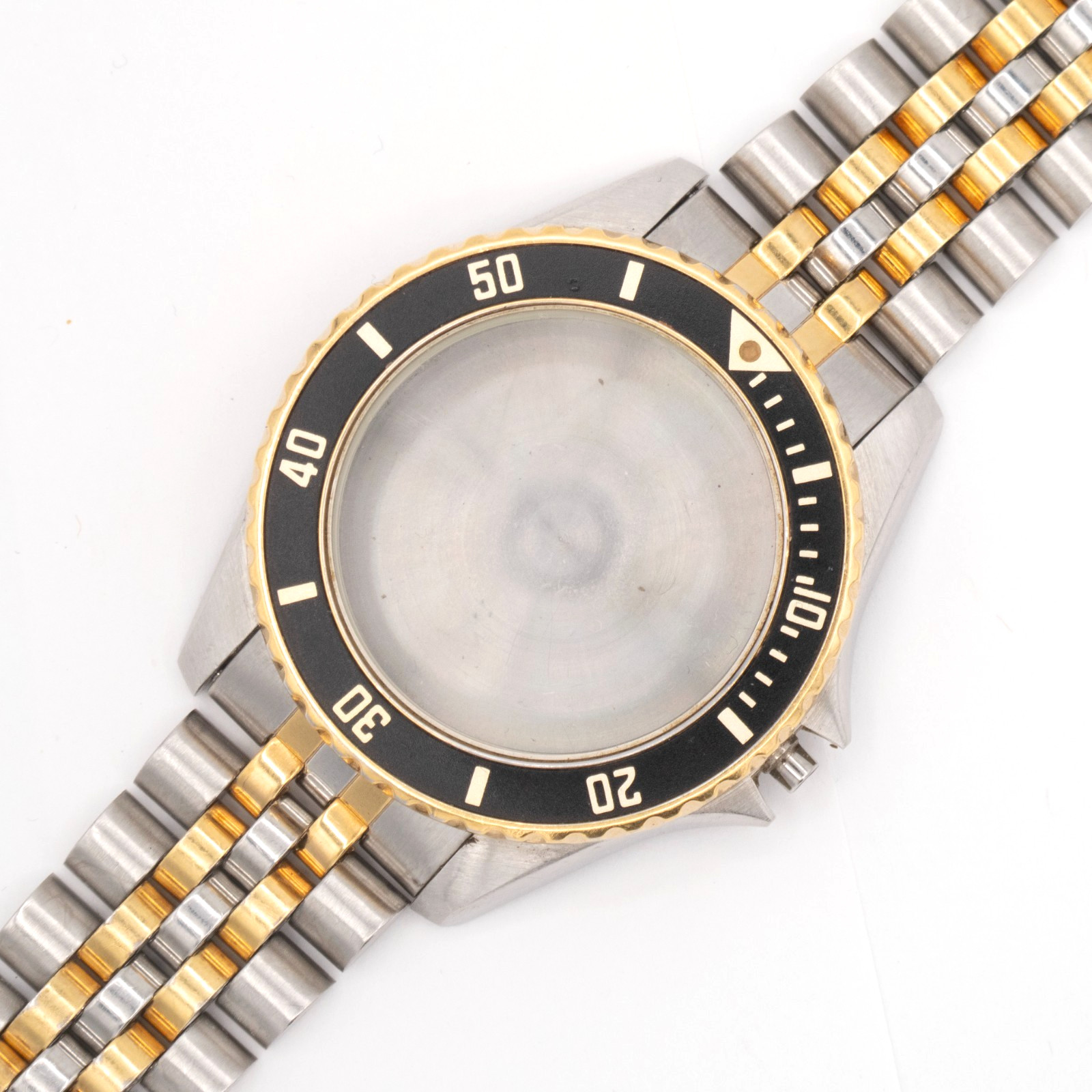 TAG Heuer 1000 Ref. 980.0200 S/S Wristwatch Case w/ Ref. 202/6 Two Tone Bracelet