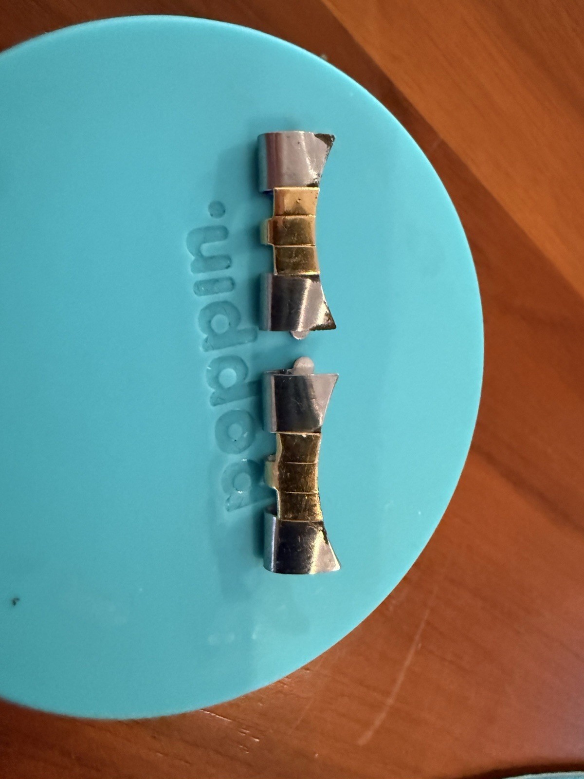 Rolex 450 end links Pair For 1675 16753 Watch 20mm Steel And Gold End Piece