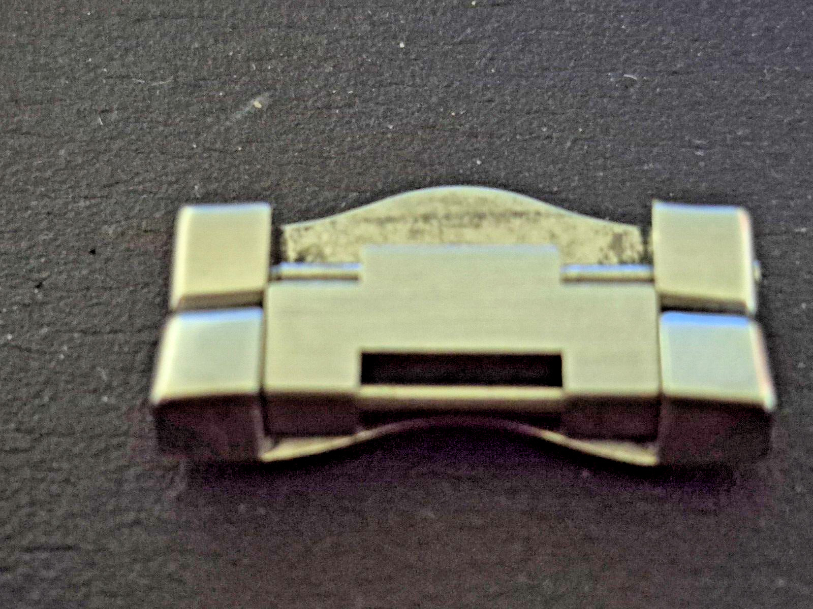 2 EBEL Classic Wave 20.5mm Extra Replacement Link Stainless Steel and Gold & Pin