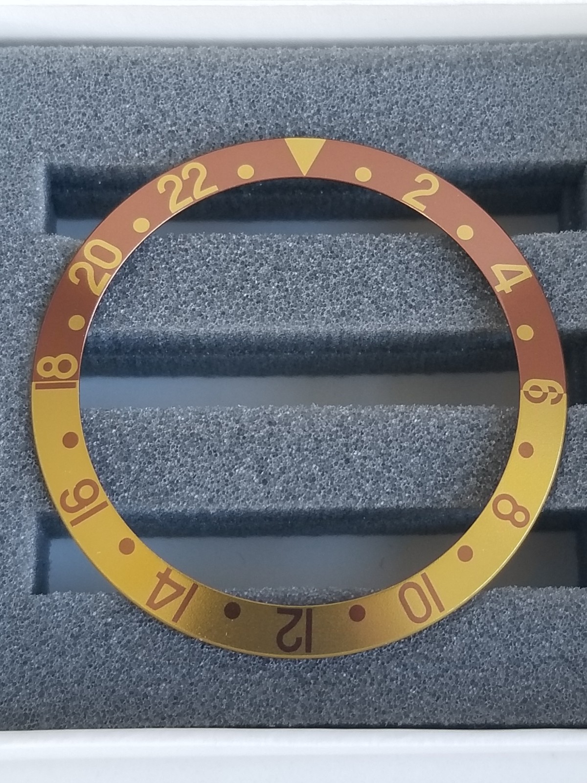 ROLEX GENUINE BEER BEZEL INSERT BROWN/GOLD – B315-16713-15-A1 – New Package