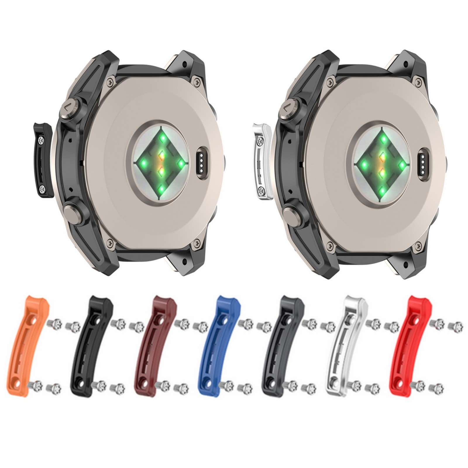 47MM/51MM Watch Anti-impact Strip for Garmin Fenix 8 Pro AMOLED/Quatix8/Tactix8