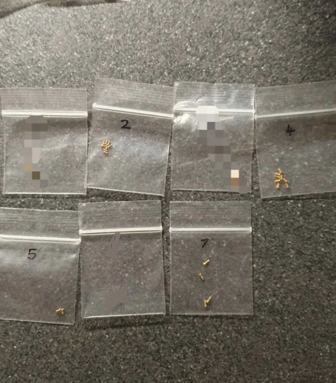Cartier 18k Gold screws various sizes & more see description. Tank Must…