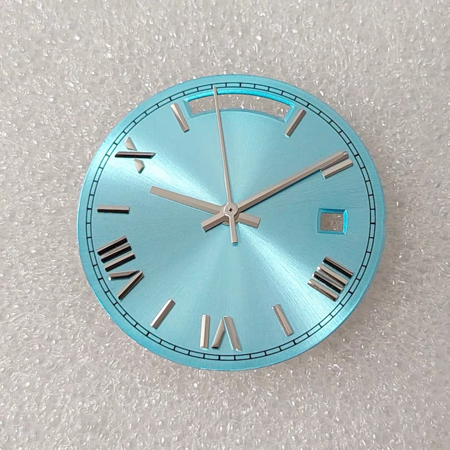 30.8mm Luxury Blue Watch Dial Date + Hand Set for ETA 8285