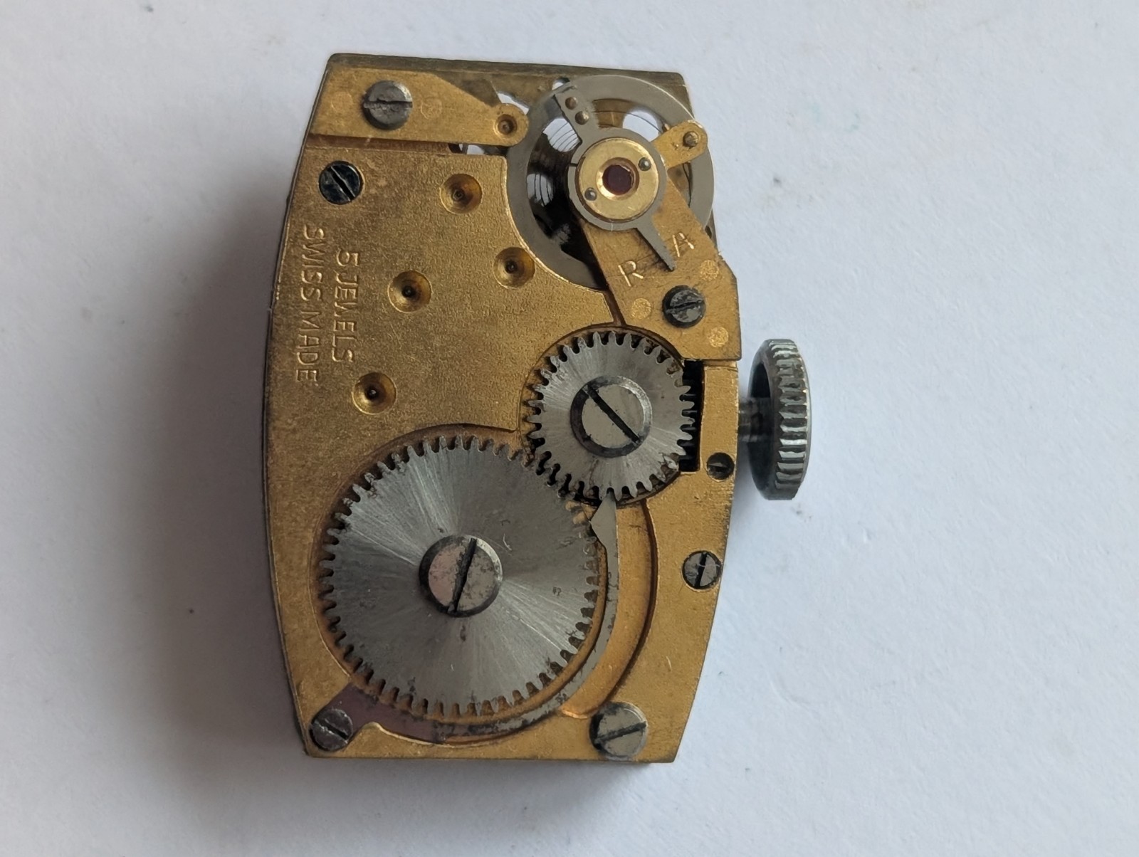 Vintage Ebosa 175 Mechanical Watch Movement (Runs)