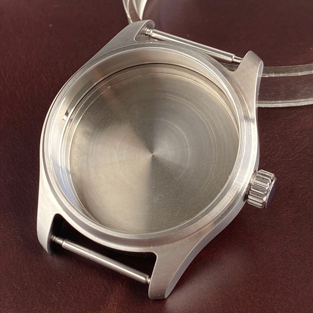 39mm Titanium/Stainless Steel 200m Diver Pilot Watch Case For NH35 ETA2824 VH31
