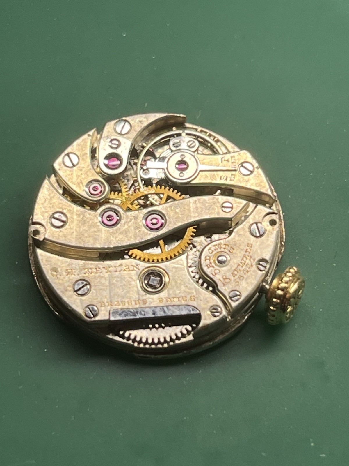 GOOD BALANCE C. H. Meylan 18.26mm Ladies Watch Movement 18j 5adj Used By Tiffany