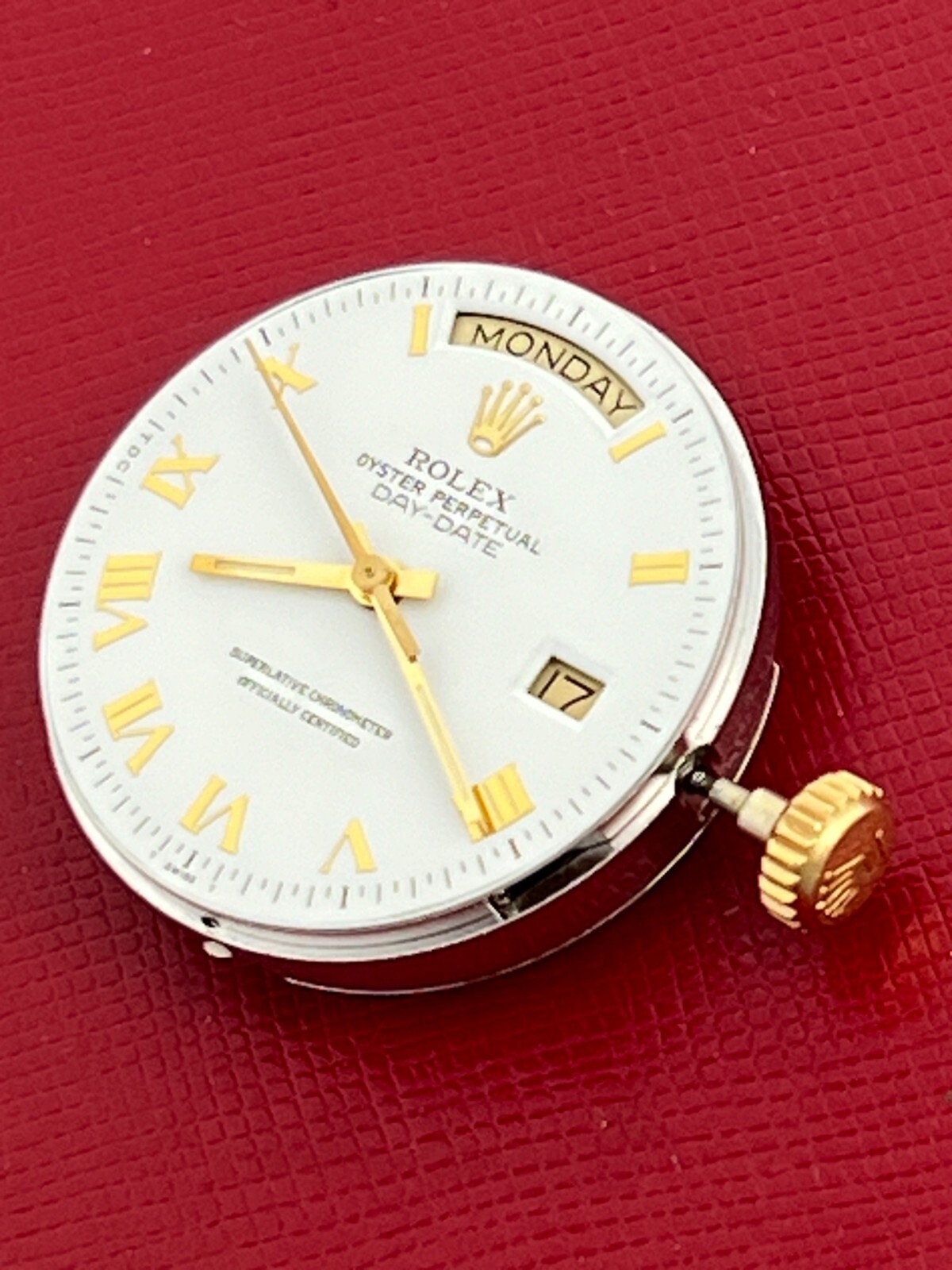 ROLEX QUARTZ DAY-DATE CALIBER 5055 MOVEMENT NEEDS SERVICE – NICE!