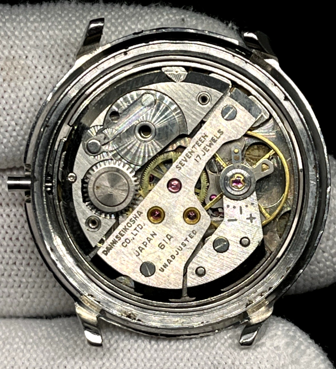 Vintage Seiko 66A Daini Seikosha 17J Balance is Good – For Parts/Repair 1960s