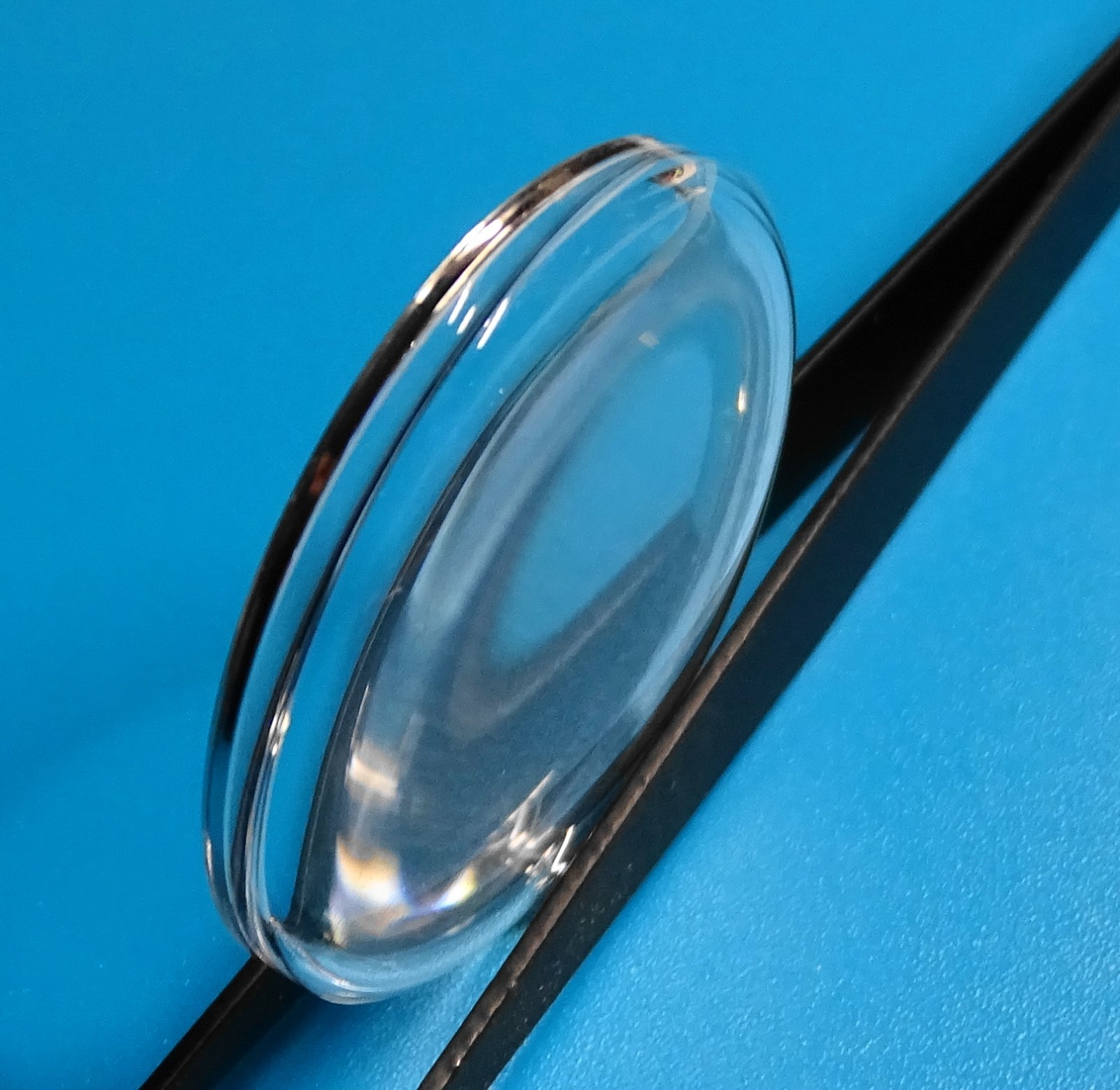 Diving Watch Glass Chrome Ring Aquatic Ø 26.2 Mm Height 4.40 Mm.